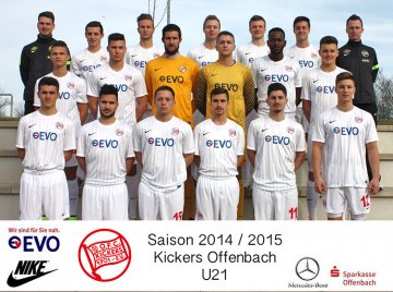 Mannschaftsfoto Saison 2014/2015 U21 Mannschaftsfoto Saison 2014/2015 U21