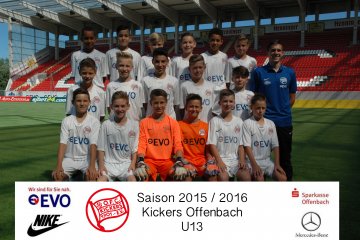 Mannschaftsfoto Saison 2015/2016 U13 Mannschaftsfoto Saison 2015/2016 U13