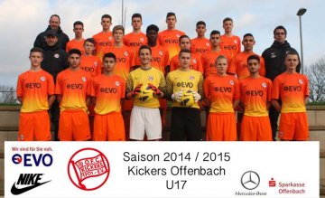 Mannschaft U17 - Saison 2014/2015 Mannschaft U17 - Saison 2014/2015