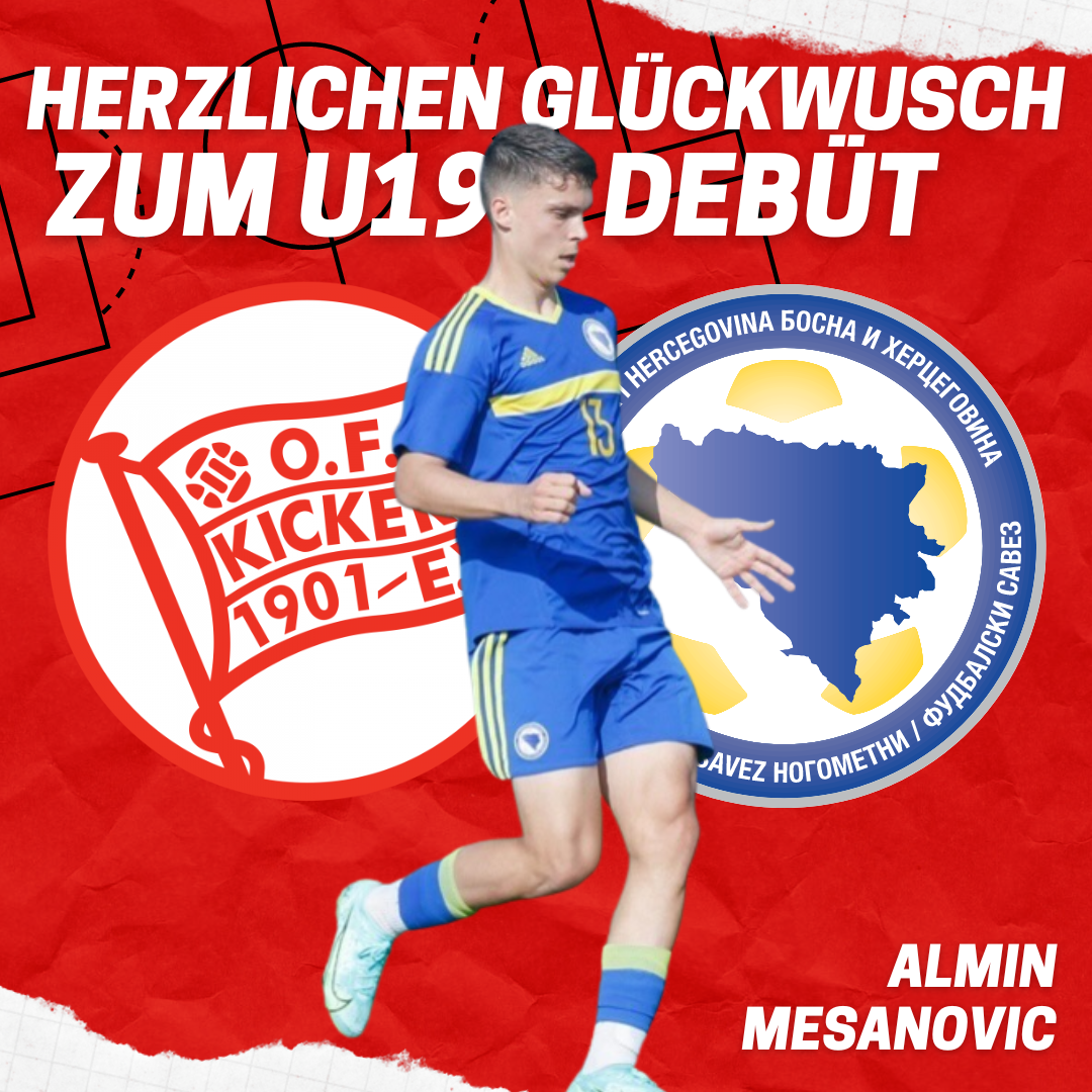 Almin Mesanovic debütiert für die bosnische U19 Nationalmannschaft Spielberichte / OFC Almin Mesanovic debütiert für die bosnische U19 Nationalmannschaft Spielberichte / OFC